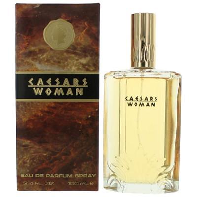 CAESARS 3.4 OZ EDP bottle showcased with the elegant Paris Connection perfumes box, featuring a sleek design with artistic elements and vibrant colors that evoke the essence of Parisian luxury.