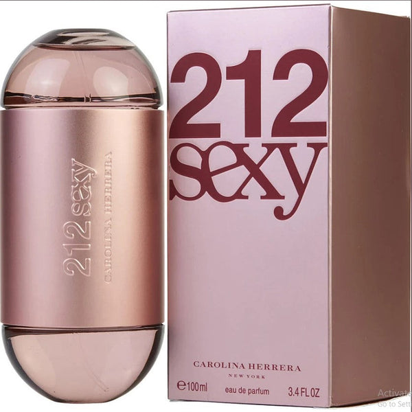 212 SEXY 3.4 OZ EDP by Carolina Herrera, featuring a sleek bottle and alluring fragrance. Experience Best Fragrances at Paris Connection Perfumes!