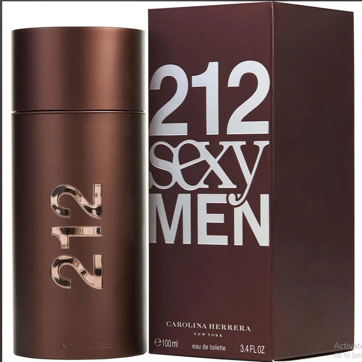 212 SEXY MEN 3.4 OZ EDT by Carolina Herrera, featuring a modern bottle and bold fragrance. Experience Best Fragrances at Paris Connection Perfumes!