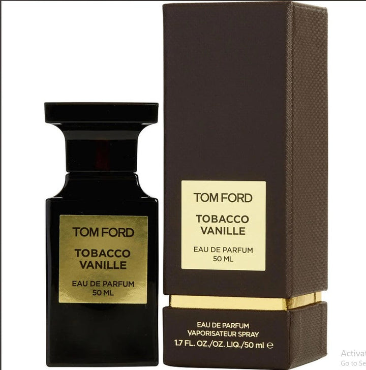 TOM FORD TOBACCO VANILLE 1.7 OZ EDP exuding warmth with sweet vanilla and tobacco from Paris Connection perfumes.