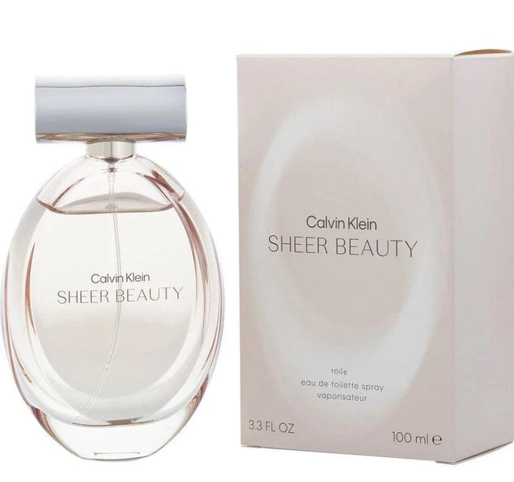 BEAUTY SHEER 3.3 oz EDT for Women - light and refreshing fragrance in an elegant bottle at Paris Connection Perfumes.