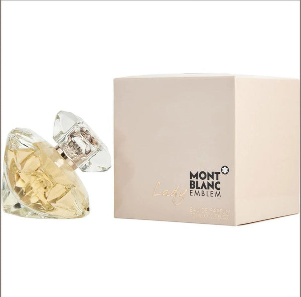 LADY EMBLEM 2.5OZ EDP W at Paris Connection Perfumes: Elegant bottle of Lady Emblem Eau de Parfum for women, showcasing its intricate design and feminine charm. The fragrance is known for its floral and fruity notes, perfect for the modern woman.