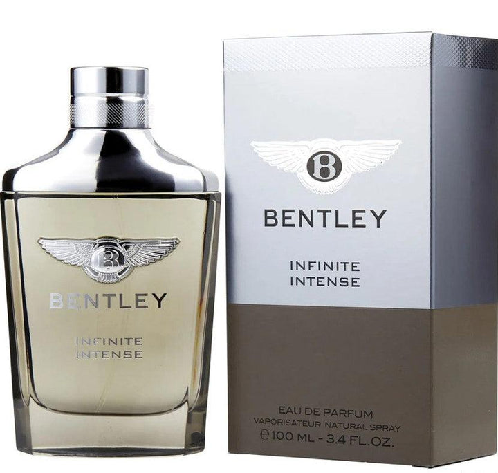 BENTLEY INFINITE INTENSE 3.4 oz - bold and luxurious fragrance for men in an elegant bottle at Paris Connection Perfumes.