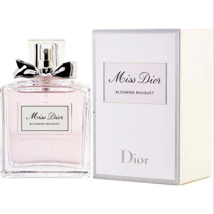 MISS DIOR Elegant BLOOMING BOUQUET 5 OZ EDT for women by CHRISTIAN DIOR, at Paris Connection Perfumes, featuring a fresh floral fragrance in a sleek, feminine bottle.