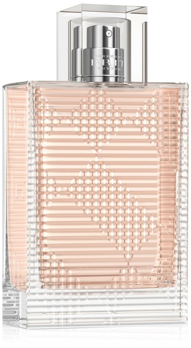 Burberry Brit EDT, 3.3 oz with updated packaging from Paris Connection Perfumes, presented in a stylish bottle that embodies a lively and modern scent experience.