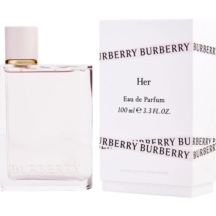 BURBERRY HER 3.3 OZ EDP Women in a luxurious setting, from Paris Connection Perfumes.com