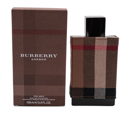 Burberry London Cologne EDT Spray in new packaging, 3.3 oz, showcasing a stylish bottle design, available at Paris Connection Perfumes.