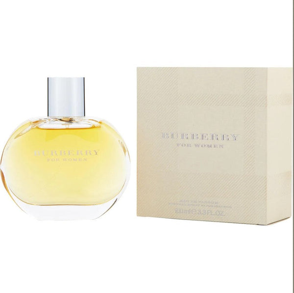 BURBERRY 3.3 OZ EDP WOMEN fragrance bottle. Available at Paris Connection Perfumes.com