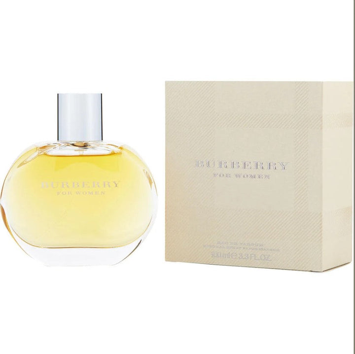 BURBERRY 3.3 OZ EDP WOMEN fragrance bottle. Available at Paris Connection Perfumes.com