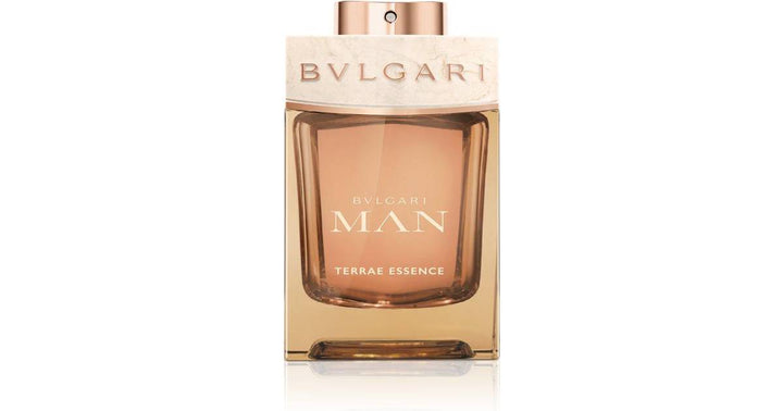 BVLGARI TERRA ESSENSE 3.4 OZ EDP elegantly displayed in a luxurious Paris Connection perfumes box, showcasing its sophisticated design and allure, perfect for discerning fragrance lovers.