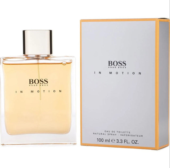 BOSS INMOTION 3.3 OZ EDT by HUGO BOSS from Paris Connection Perfumes, energetic men's fragrance.