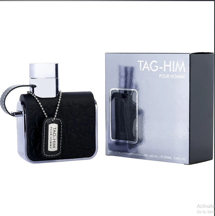 TAG HIM 3.4 OZ EDP Men from Paris Connection Perfume, featuring a fresh and dynamic scent.