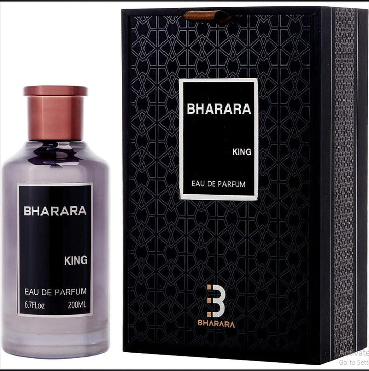 BHARARA KING 3.4OZ EDP bottle showcasing its luxurious design, perfect for fragrance enthusiasts.
Available at Paris Connection Perfumes.