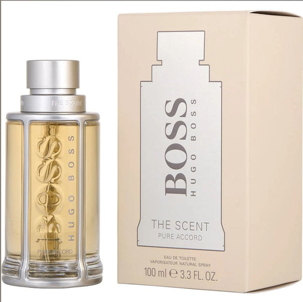 BOSS THE SCENT PURE ACCORD 3.3 OZ fragrance bottle, from Paris Connection Perfumes.