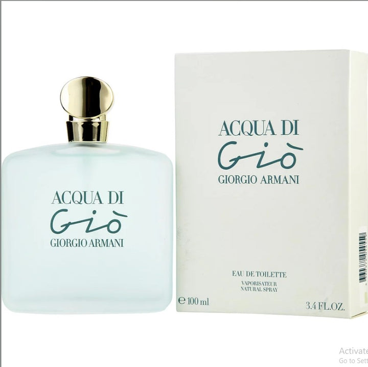 ACQUA DI GIO 3.4 OZ Eau de Toilette for Women - a refreshing fragrance with floral and aquatic notes, perfect for a light and breezy everyday scent-Paris Connection perfumes