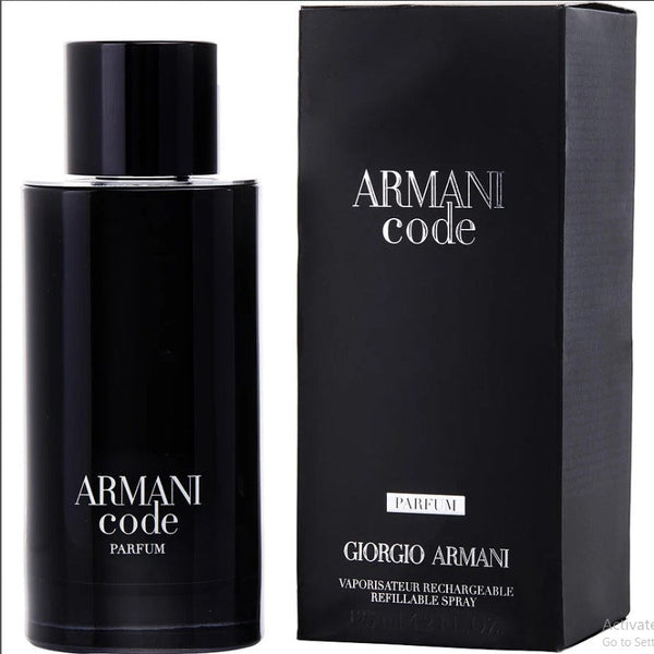 ARMANI CODE 4.2 OZ PARFUM from Paris Connection Perfume featuring an elegant bottle and rich scent