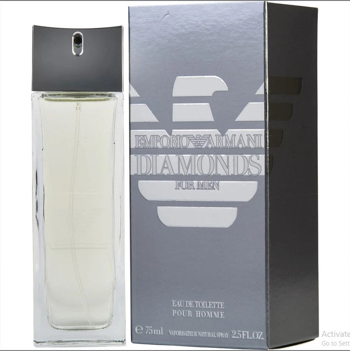 Armani Diamonds 2.5 oz EDT M bottle with Paris Connection Perfume branding