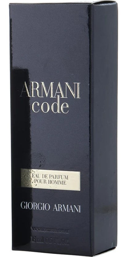 Armani Code 0.5 oz at ParisConnectionPerfumes.com – Enigmatic Eau de Parfum Featuring a Rich Blend of Tonka Bean and Leather for an Alluring Experience