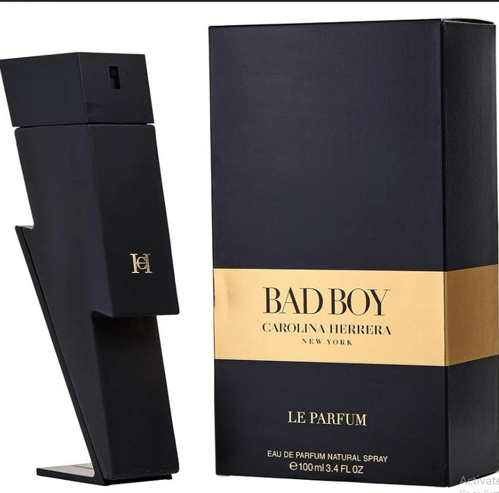 Bad Boy 3.4 oz Le Parfum from the Paris connection perfume, showcasing a stylish bottle and a powerful fragrance that embodis confidence and sophistication-Paris Connection Perfumes