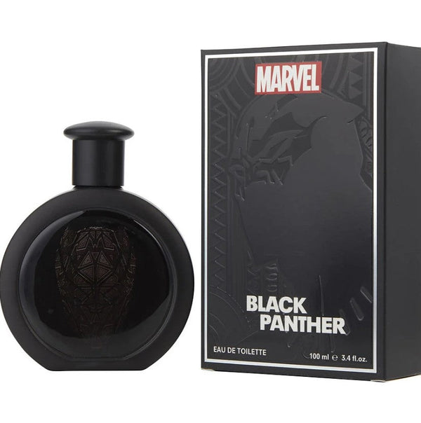 Black Panther 3.4 oz EDT by MARVEL , Spray bottle for men available at Paris Connection Perfumes.