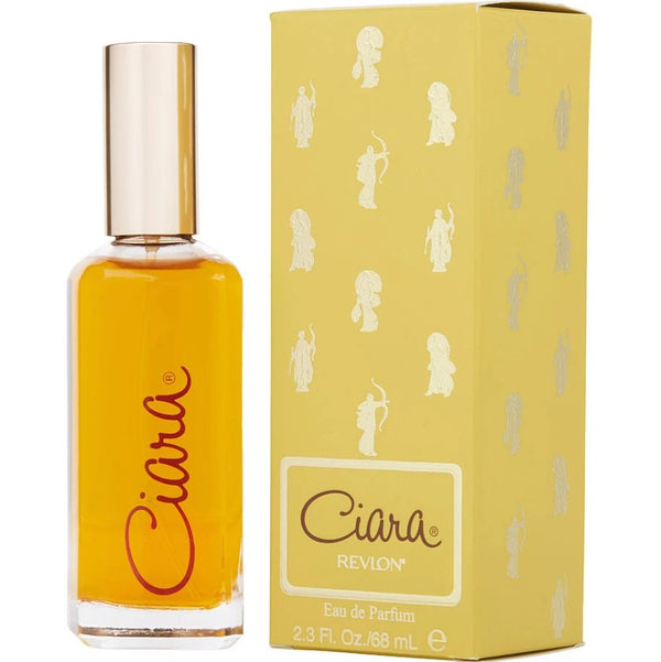 CIARA 2.3 EDC for Women - Elegant fragrance bottle with floral design, showcasing a blend of soft and sensual notes, available at Paris Connection Perfumes.