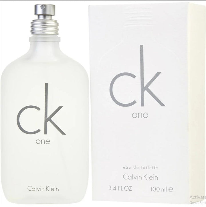 CK One 3.4 oz EDT Unisex bottle with Paris Connection Perfume branding