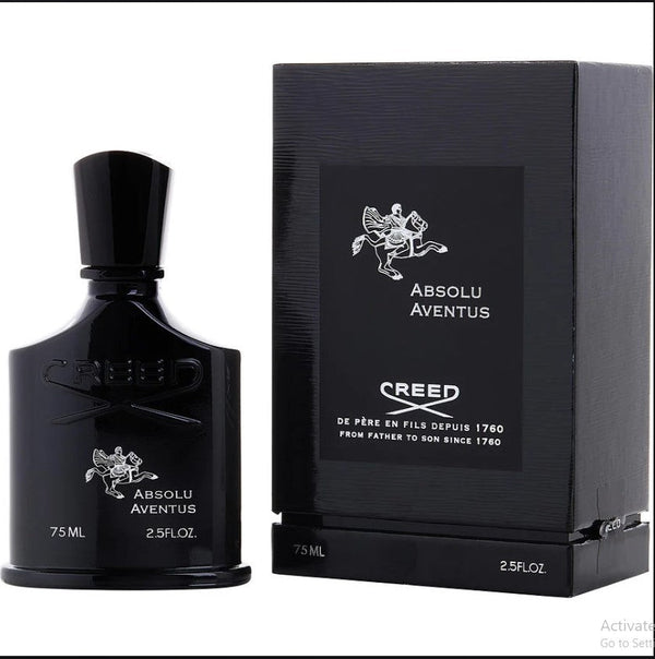 Creed Aventus Absolu 2.5 oz for Men bottle. Intense and refined scent with a bold character-Paris Cnnection Perfumes