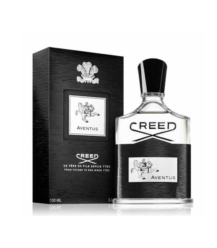 Creed Aventus Eau De Parfum Spray 3.3 oz at ParisConnectionPerfumes.com – Dynamic 3.3 oz Fragrance Combining Bold Fruity Notes and Smoky Undertones for an Iconic Scent Experience