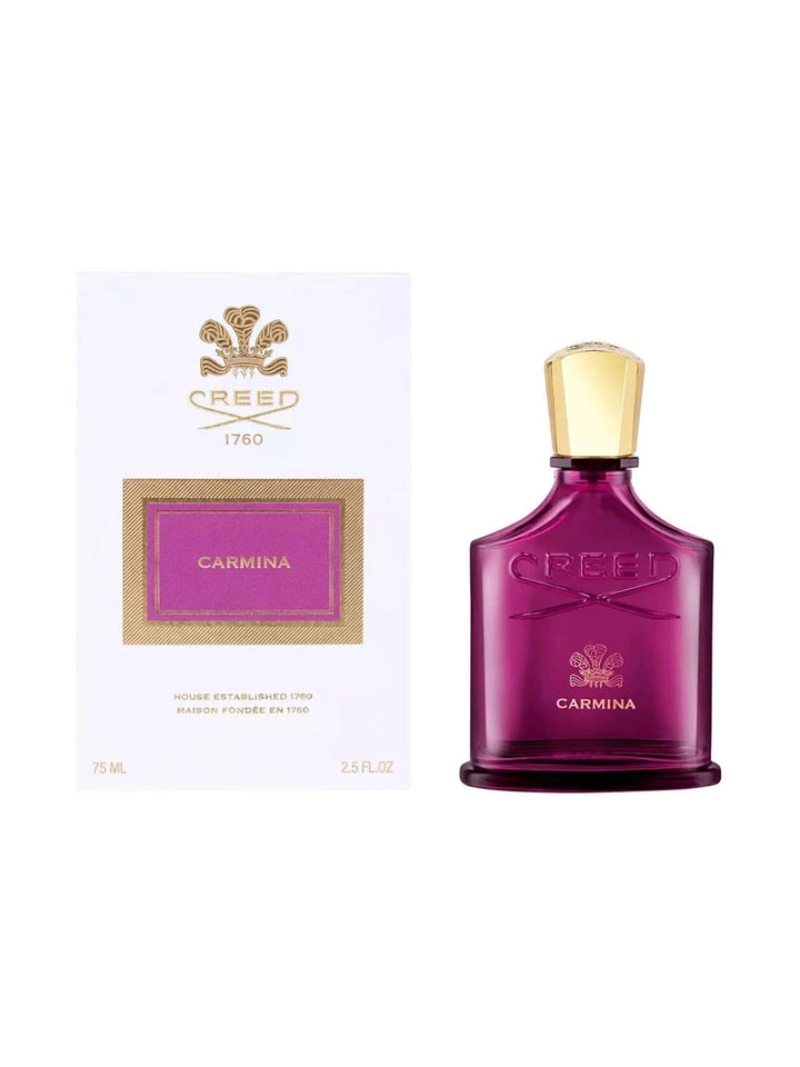 Creed Carmina Eau De Parfum Spray 2.5 oz at ParisConnectionPerfumes.com – Enchanting 2.5 oz Fragrance that Blends Floral Elegance with Rich Spices for a Captivating Scent Experience