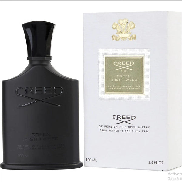 Creed Green Irish Tweed 3.3 oz for Men bottle. Classic fragrance with a fresh and green profile-Paris Connection Perfumes
