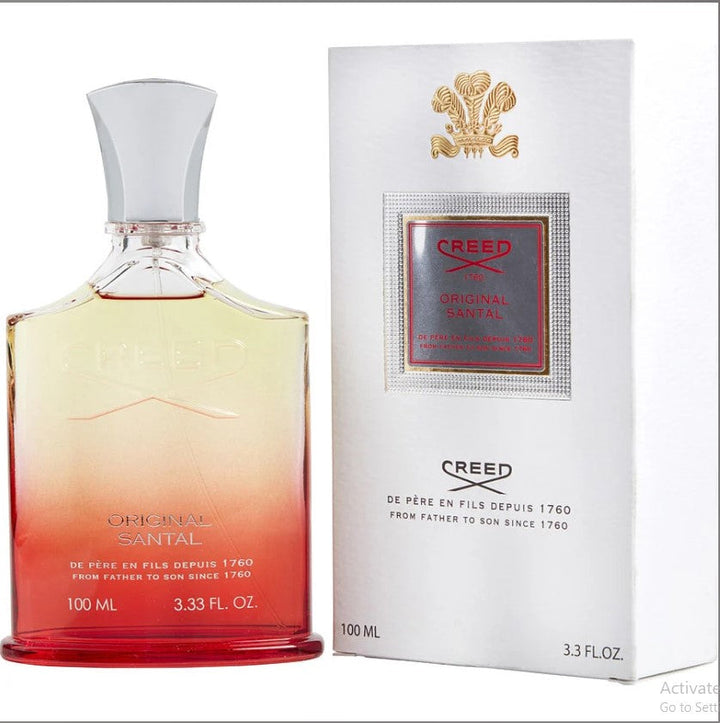 Creed Santal 3.3 oz bottle. Warm and creamy sandalwood fragrance with subtle florals from Paris Connection Perfumes
