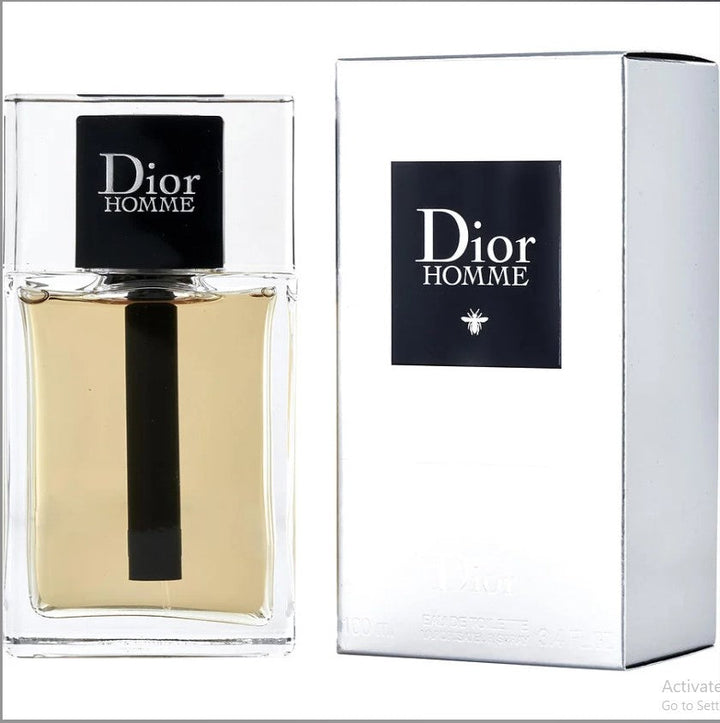 DIOR HOMME 3.4 OZ EDT M - Elegant men's fragrance featuring a modern blend of floral and woody notes, showcased in a sleek glass bottle-Paris Cnnection Perfumes