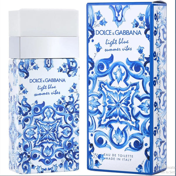 Dolce Summer Vibes 3.3 oz EDT for Women capturing the essence of summer joy. Available at Paris Connection Perfumes