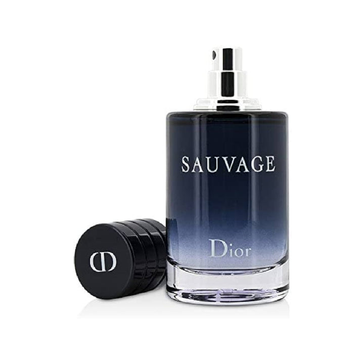 Dior Sauvage Eau De Toilette Spray Refillable 3.4 oz at ParisConnectionPerfumes.com – Iconic fragrance featuring a vibrant blend of bergamot and pepper, perfect for the modern man.