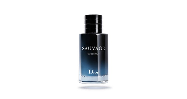 Elegant DIOR SAUVAGE 3.4 OZ EDP bottle, featuring a sleek design with a deep blue gradient, presented in sophisticated packaging, available at Paris Connection Perfumes.