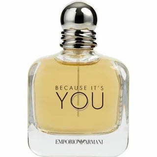 Emporio Armani Because It's You Women Eau De Parfum Spray 3.4 oz from Paris Connection Perfumes. This alluring fragrance combines sparkling citrus with warm, sensual undertones.
