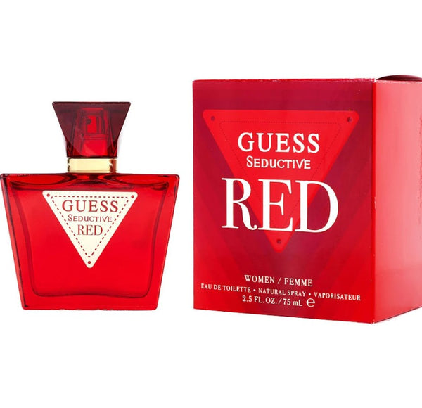 Guess Seductive Red 2.5 oz EDT offers an intense and passionate fragrance. Available at Paris Connection Perfumes.