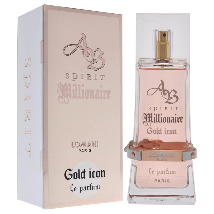 Gold Icon AB M. Spirit 3.3 oz from Paris Connection Perfumes, capturing the essence of elegance with its rich aromatic notes that evoke confidence and charisma in every spray.







