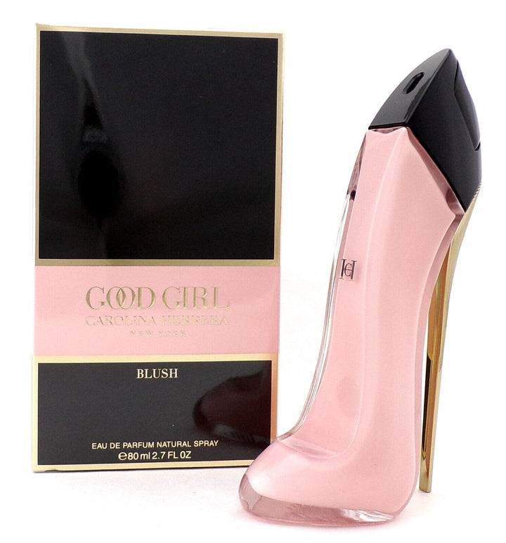 Good Girl Blush 2.7 oz EDP available at Paris Connection Perfumes, embodying a vibrant scent that captures the essence of femininity, perfect for women who desire a chic and uplifting fragrance to complement their style.






