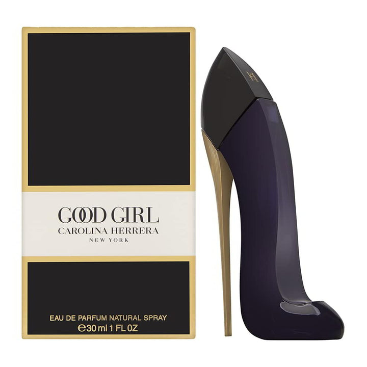 Good Girl 1 oz EDP presented at Paris Connection Perfumes, an alluring scent that balances elegance and boldness, making it the perfect choice for modern women seeking sophistication.






