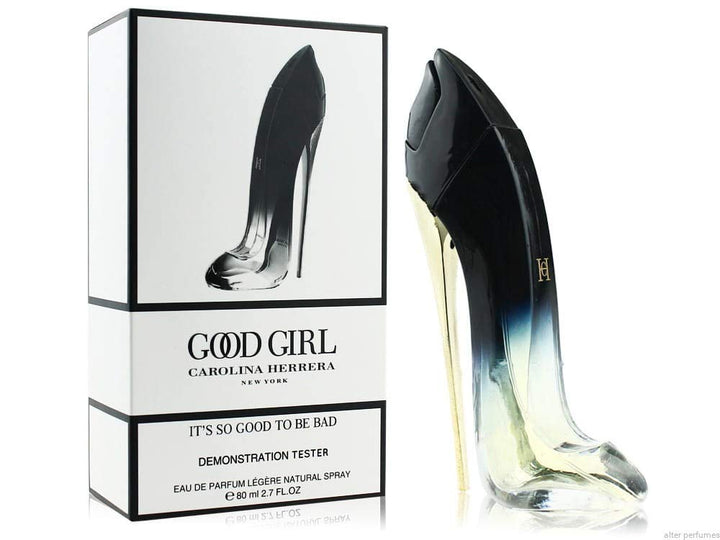 Good Girl Tester 2.7 oz EDP offered at Paris Connection Perfumes, showcasing a luxurious scent that blends floral and gourmand notes, ideal for women seeking a seductive fragrance that leaves a lasting impression.






