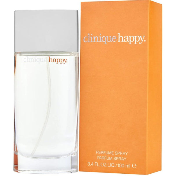 Happy Clinique 3.4 oz EDP features a joyful and uplifting fragrance for women. Available at Paris Connection Perfumes.