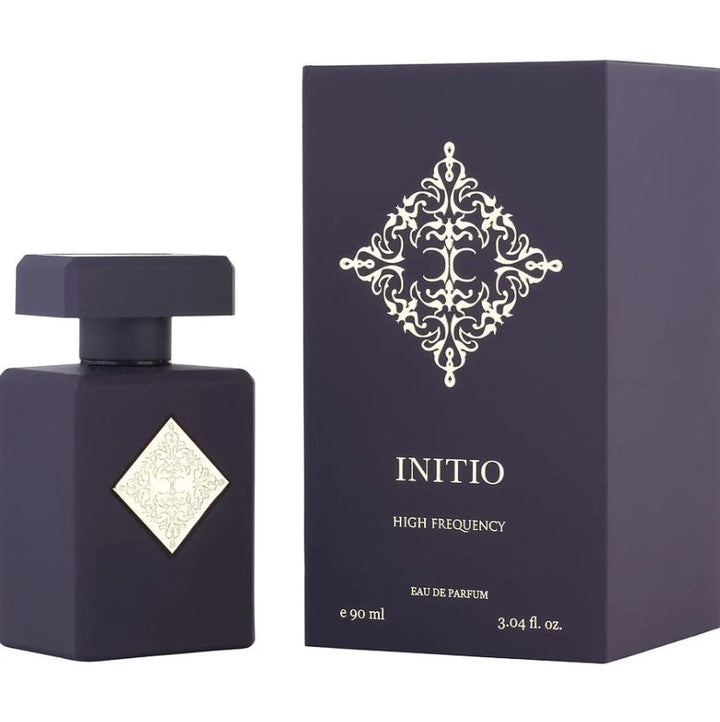 Initio High Frequency 3.04 OZ EDP offers a vibrant and uplifting fragrance. Available at Paris Connection Perfumes.