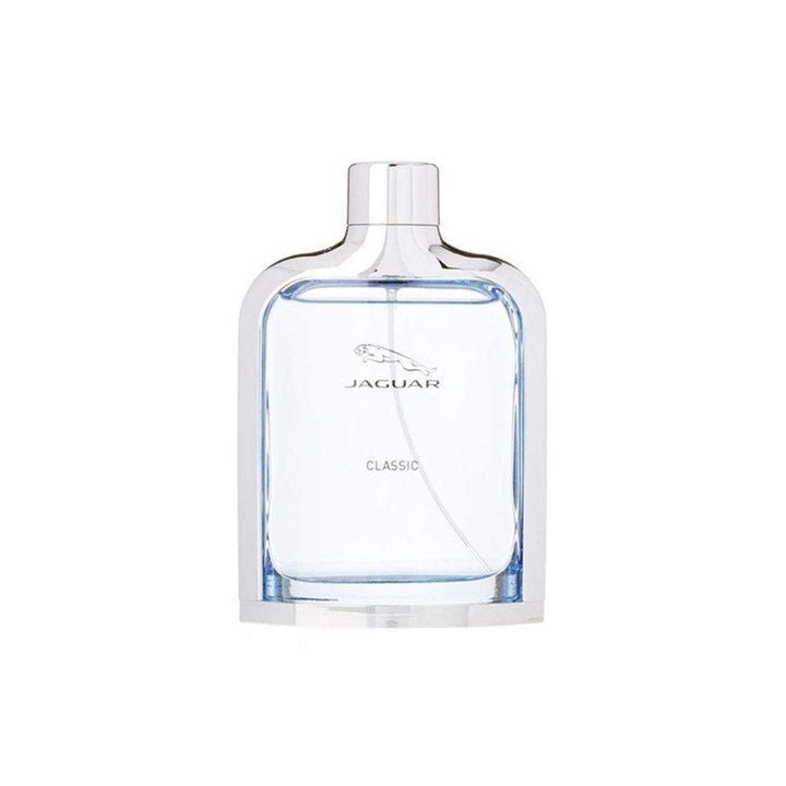 Jaguar Blue 3.4 oz Eau de Toilette available at Paris Connection Perfumes, designed for the modern man seeking a dynamic fragrance.