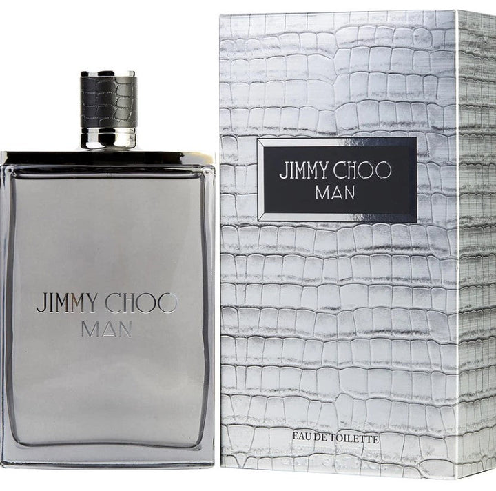 Jimmy Choo 6.7 oz EDT showcased at Paris Connection Perfumes, delivering a vibrant and refreshing scent with notes of pear and jasmine for a captivating fragrance experience.