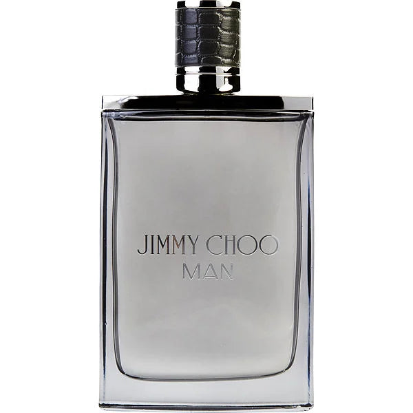 Jimmy Choo 6.7 oz Eau de Toilette available at Paris Connection Perfumes, embodying sophistication and glamour with its alluring blend of floral and fruity accords.