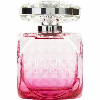 Jimmy Choo Blossom Eau De Parfum Spray 3.3 oz, available at Paris Connection Perfumes, is a vibrant and playful fragrance that captures the essence of spring with its sparkling notes of red berries, sweet pea.