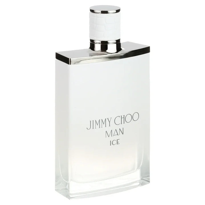 Jimmy Choo Ice 3.3 oz EDT available at Paris Connection Perfumes, embodying a light and invigorating aroma with a blend of fruity and floral notes, ideal for the energetic and modern individual.