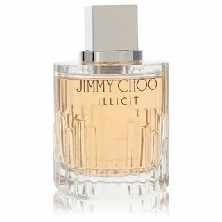 Jimmy Choo Illicit 3.3 oz EDP available at Paris Connection Perfumes, presenting an intoxicating blend of ginger, rose, and honey, designed for those who embrace their inner allure.