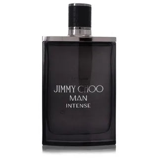 Jimmy Choo Intense 3.3 oz EDT available at Paris Connection Perfumes, offering a captivating blend of black plum and dark rose, designed for those who desire an alluring and unforgettable scent.